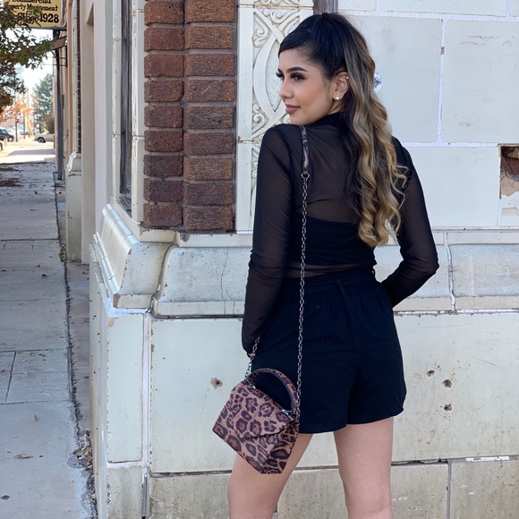 Leopard Mini Handbag - Picture 3 of 5